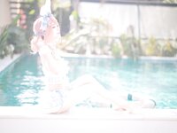 [Cosplay] Hana 花柒 - Summer Sweetheart Swimsuit 夏日甜芯泳装写真