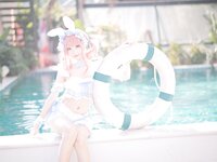 [Cosplay] Hana 花柒 - Summer Sweetheart Swimsuit 夏日甜芯泳装写真