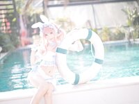 [Cosplay] Hana 花柒 - Summer Sweetheart Swimsuit 夏日甜芯泳装写真