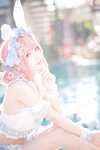 [Cosplay] Hana 花柒 - Summer Sweetheart Swimsuit 夏日甜芯泳装写真