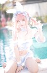 [Cosplay] Hana 花柒 - Summer Sweetheart Swimsuit 夏日甜芯泳装写真