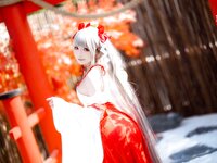 [Cosplay] 是三不是世w - 碧蓝航线 可畏 巫女