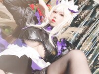 [Cosplay] Yuko Imoen 芋圆侑子 - Black Gun Maid Selfie 黑枪呆女仆自拍