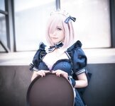 [Cosplay] Yuko Imoen 芋圆侑子 - Black Gun Maid Selfie 黑枪呆女仆自拍