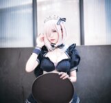 [Cosplay] Yuko Imoen 芋圆侑子 - Black Gun Maid Selfie 黑枪呆女仆自拍