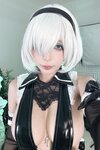 [Cosplay] Umeko J - Eve (2B Dress)