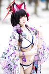 [Cosplay] 九柒喵 - 蔚蓝档案 狐坂若藻 泳装