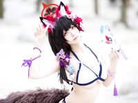 [Cosplay] 九柒喵 - 蔚蓝档案 狐坂若藻 泳装