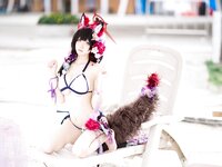 [Cosplay] 九柒喵 - 蔚蓝档案 狐坂若藻 泳装