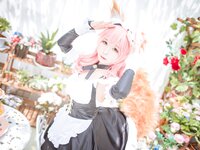 [Cosplay] Kita Kitano 北之北 - FGO Tamamo no Mae Maid FGO-玉藻前女仆