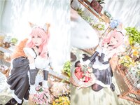 [Cosplay] Kita Kitano 北之北 - FGO Tamamo no Mae Maid FGO-玉藻前女仆