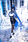 [Cosplay] Seya 狮砸 - Silver Wolf Linghua JK 银狼 绫华JK