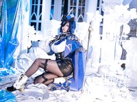 [Cosplay] Seya 狮砸 - Silver Wolf Linghua JK 银狼 绫华JK