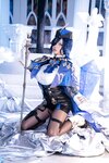 [Cosplay] Seya 狮砸 - Silver Wolf Linghua JK 银狼 绫华JK