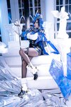 [Cosplay] Seya 狮砸 - Silver Wolf Linghua JK 银狼 绫华JK