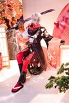 [Cosplay] Seya 狮砸 - Silver Wolf Linghua JK 银狼 绫华JK