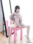 [XR Uncensored] 白露lulu - R18 秀人网模特 灰色毛衣