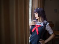[Cosplay] Jean 九曲 - Kasumigaoka Utaha Summer School Uniform 霞之丘诗羽夏季校服