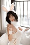 [Cosplay] Fengmaoss 疯猫ss - White Sweater + Selfie 白毛衣+自拍