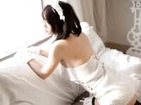 [Cosplay] Fengmaoss 疯猫ss - White Sweater + Selfie 白毛衣+自拍