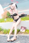 [Cosplay] 黏黏团子兔 - 2025年08月作品『下江小春 泳装』Honey[96P2V-2.40GB]