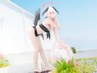 [Cosplay] 黏黏团子兔 - 2025年08月作品『下江小春 泳装』Honey[96P2V-2.40GB]