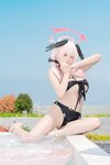 [Cosplay] 黏黏团子兔 - 2025年08月作品『下江小春 泳装』Honey[96P2V-2.40GB]
