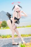 [Cosplay] 黏黏团子兔 - 2025年08月作品『下江小春 泳装』Honey[96P2V-2.40GB]