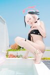 [Cosplay] 黏黏团子兔 - 2025年08月作品『下江小春 泳装』Honey[96P2V-2.40GB]