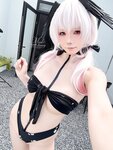 [Cosplay] 黏黏团子兔 - 2025年08月作品『下江小春 泳装』Honey[96P2V-2.40GB]