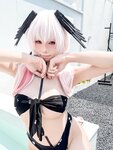 [Cosplay] 黏黏团子兔 - 2025年08月作品『下江小春 泳装』Honey[96P2V-2.40GB]