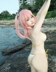 [Cosplay] 七七娜娜子 - 穗香泳衣