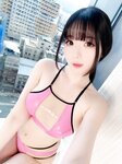 [Cosplay] 霜月shimo - Translucent Swimsuit