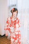 [Cosplay] 千反田鹿子 - 日常 浴衣室内