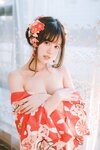 [Cosplay] 千反田鹿子 - 日常 浴衣室内