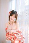 [Cosplay] 千反田鹿子 - 日常 浴衣室内