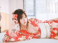 [Cosplay] 千反田鹿子 - 日常 浴衣室内