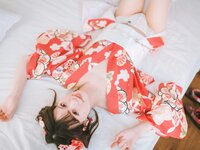 [Cosplay] 千反田鹿子 - 日常 浴衣室内