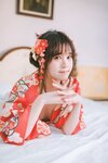 [Cosplay] 千反田鹿子 - 日常 浴衣室内