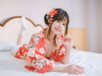 [Cosplay] 千反田鹿子 - 日常 浴衣室内
