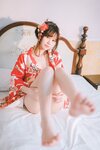 [Cosplay] 千反田鹿子 - 日常 浴衣室内