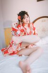 [Cosplay] 千反田鹿子 - 日常 浴衣室内