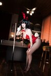 [Cosplay] rioko凉凉子 - 碧蓝航线 大凤 桌球兔女郎
