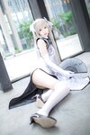 [Cosplay] Fengmaoss 疯猫ss - Sora White Qipao 穹妹旗袍白