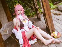 [Cosplay] Feather_rr 前羽_rr - Yae Miko 八重神子
