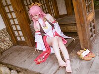 [Cosplay] Feather_rr 前羽_rr - Yae Miko 八重神子