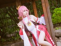 [Cosplay] Feather_rr 前羽_rr - Yae Miko 八重神子