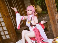 [Cosplay] Feather_rr 前羽_rr - Yae Miko 八重神子
