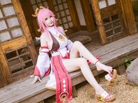 [Cosplay] Feather_rr 前羽_rr - Yae Miko 八重神子