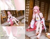[Cosplay] Feather_rr 前羽_rr - Yae Miko 八重神子